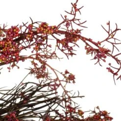 Northlight 24" Fall Harvest Burgundy Berry Wreath -Northlight D406348S 3