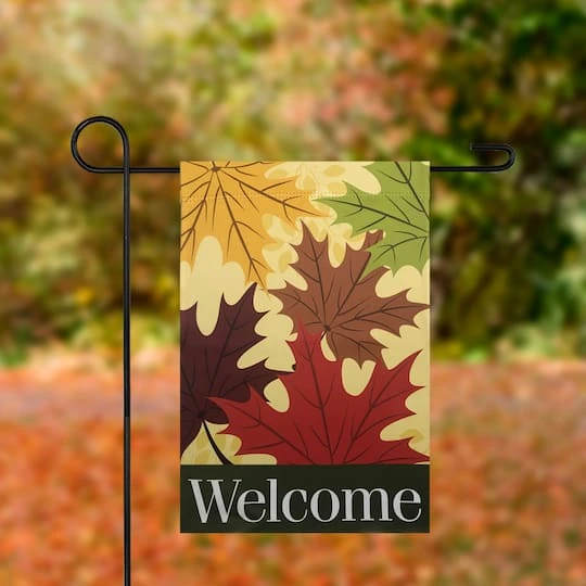 Northlight Small Welcome Autumn Harvest Garden Flag 6 Northlight Small Welcome Autumn Harvest Garden Flag - Image 4