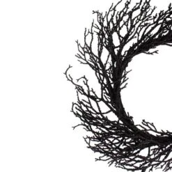 Northlight 24" Black Halloween Twig Wreath -Northlight D406356S 2