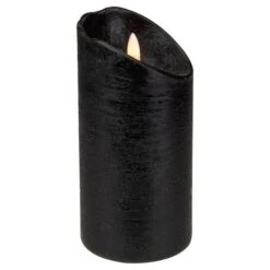 Northlight 6" LED Black Flameless Halloween Décor Candle -Northlight D407353S 5