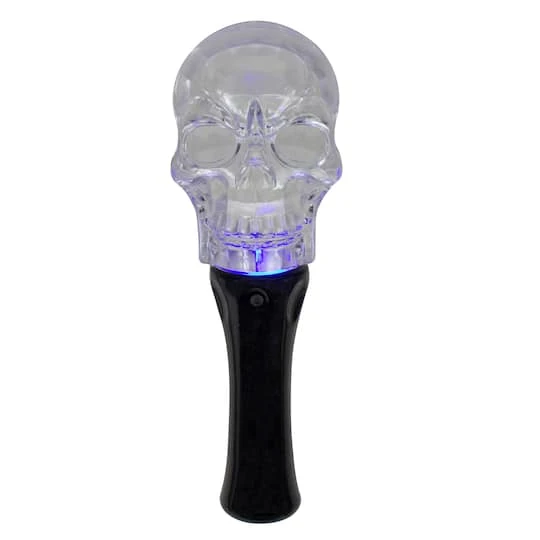Northlight 9" LED Transparent Multi-Function Halloween Skull Light 3 Northlight 9" LED Transparent Multi-Function Halloween Skull Light