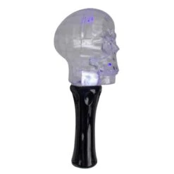 Northlight 9" LED Transparent Multi-Function Halloween Skull Light 7 Northlight 9" LED Transparent Multi-Function Halloween Skull Light -Northlight D407358S 2