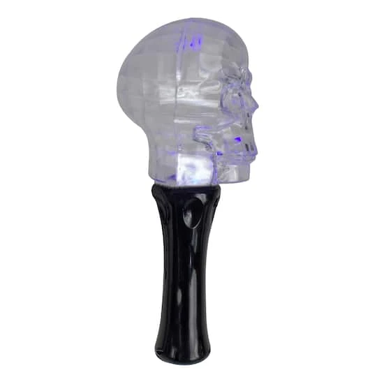 Northlight 9" LED Transparent Multi-Function Halloween Skull Light 5 Northlight 9" LED Transparent Multi-Function Halloween Skull Light - Image 3