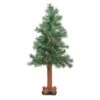 Northlight 3ft. Pre-Lit Medium Woodland Alpine Artificial Christmas Tree, Multicolor Lights -Northlight D489945S 1
