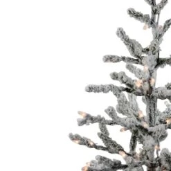 Northlight 3ft. Pre-Lit Flocked Alpine Twig Artificial Christmas Tree, White Lights 11 Northlight 3ft. Pre-Lit Flocked Alpine Twig Artificial Christmas Tree, White Lights -Northlight D489952S 3
