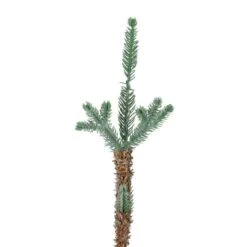Northlight 4ft. Unlit Frosted Pine Artificial Christmas Tree With Jute Base -Northlight D489976S 5
