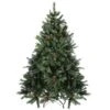 Northlight 6.5ft. Unlit Snowy Delta Pine With Pinecones Artificial Christmas Tree 2 Northlight 6.5ft. Unlit Snowy Delta Pine With Pinecones Artificial Christmas Tree -Northlight D489977S 1