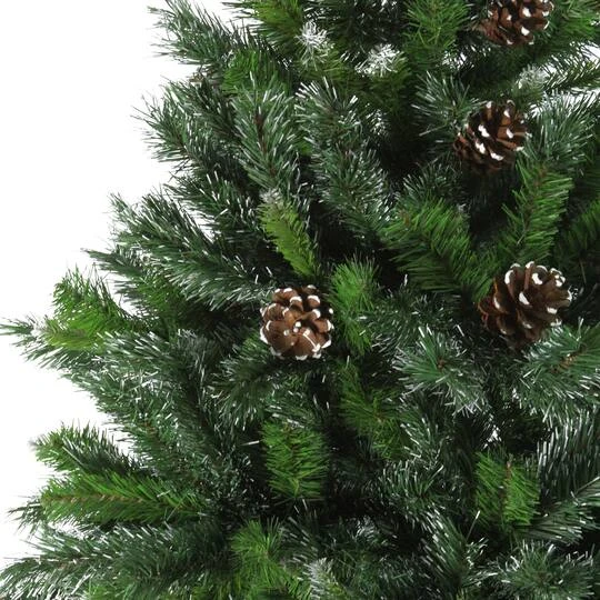 Northlight 6.5ft. Unlit Snowy Delta Pine With Pinecones Artificial Christmas Tree 10 Northlight 6.5ft. Unlit Snowy Delta Pine With Pinecones Artificial Christmas Tree - Image 8