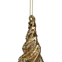 Northlight 8.5" Shiny Gold Textured Finial Christmas Ornament -Northlight D491082S 2