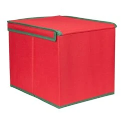 Northlight 13" Red Christmas Ornament Storage Box -Northlight D491126S 4