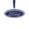 Northlight 4" Metallic Glitter Blue "Ford" Logo Silver Plated Christmas Tree Ornament 1 Northlight 4" Metallic Glitter Blue "Ford" Logo Silver Plated Christmas Tree Ornament -Northlight D491172S 1