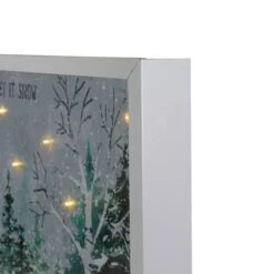 Northlight 10" LED Lighted Let It Snow Winter Forest Christmas Wall Art 17 Northlight 10" LED Lighted Let It Snow Winter Forest Christmas Wall Art -Northlight D491426S 14