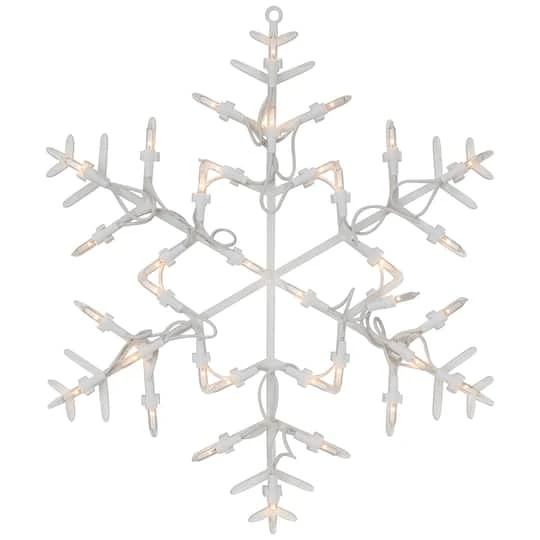 Northlight 13.5" Lighted Snowflake Christmas Window Silhouette Decoration 12 Northlight 13.5" Lighted Snowflake Christmas Window Silhouette Decoration - Image 10
