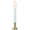 Northlight 9" White & Gold Christmas Candle Lamp With Sensor -Northlight D491438S 1