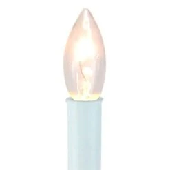 Northlight 9" White & Gold Christmas Candle Lamp With Sensor -Northlight D491438S 2