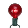 Northlight 25ct. Red G50 Incandescent Christmas Replacement Bulbs 2 Northlight 25ct. Red G50 Incandescent Christmas Replacement Bulbs -Northlight D491485S 1