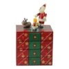 Northlight 10.5" Red & Green Elegant Advent Storage Calendar Box 1 Northlight 10.5" Red & Green Elegant Advent Storage Calendar Box -Northlight D491520S 1