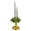 Northlight 14.5" Lighted Water Candle On Gold Base With Berries 2 Northlight 14.5" Lighted Water Candle On Gold Base With Berries -Northlight D491538S 1
