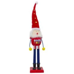 Northlight 16.75" Red & Blue Dots Christmas Nutcracker Figurine