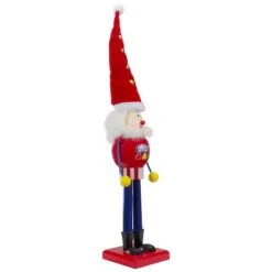 Northlight 16.75" Red & Blue Dots Christmas Nutcracker Figurine 10 Northlight 16.75" Red & Blue Dots Christmas Nutcracker Figurine -Northlight D491570S 2