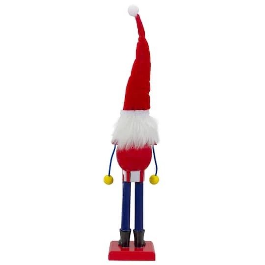 Northlight 16.75" Red & Blue Dots Christmas Nutcracker Figurine 6 Northlight 16.75" Red & Blue Dots Christmas Nutcracker Figurine - Image 4