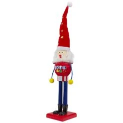 Northlight 16.75" Red & Blue Dots Christmas Nutcracker Figurine 13 Northlight 16.75" Red & Blue Dots Christmas Nutcracker Figurine -Northlight D491570S 5