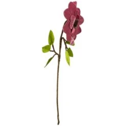 Northlight Pink Heart Flower Christmas Stem 8 Northlight Pink Heart Flower Christmas Stem -Northlight D491593S 2