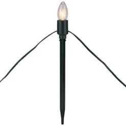 Northlight Mighty Light Clear C9 Christmas Pathway Marker Set, Green Wire -Northlight D491617S 11