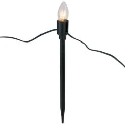 Northlight Mighty Light Clear C9 Christmas Pathway Marker Set, Green Wire -Northlight D491617S 15