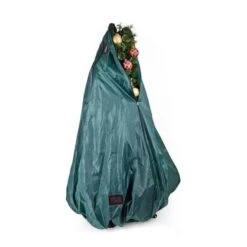 Northlight Decorated Christmas Tree Storage Bag With Rolling Stand