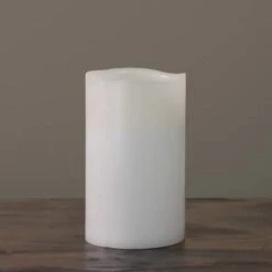 Northlight 10" White Flameless LED Lighted Flickering Christmas Pillar Candle -Northlight D491651S 3