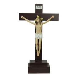 Northlight 14.5" INRI Jesus On Crucifix Table Top Decoration