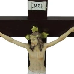 Northlight 14.5" INRI Jesus On Crucifix Table Top Decoration 8 Northlight 14.5" INRI Jesus On Crucifix Table Top Decoration -Northlight D491658S 2