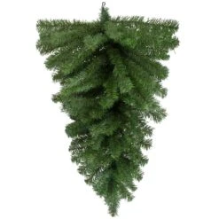 Northlight 32" Canadian Pine Artificial Christmas Teardrop Swag - Unlit -Northlight D491671S 11
