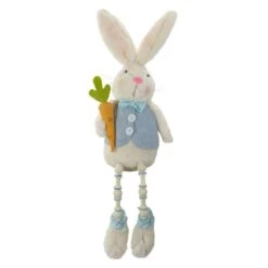 Northlight 22" Blue & White Boy Easter Bunny Beaded Figure