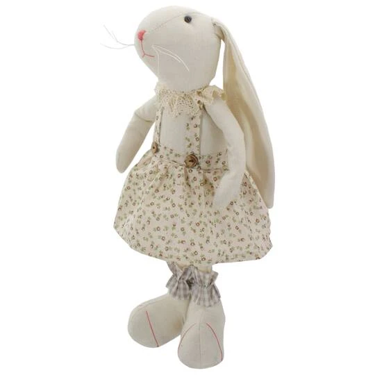 Northlight 14.5" Standing Girl Easter Bunny Rabbit Spring Figure 7 Northlight 14.5" Standing Girl Easter Bunny Rabbit Spring Figure - Image 5