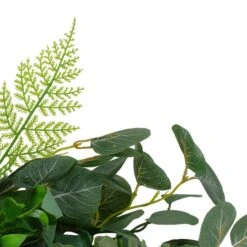 Northlight 24" Green Mixed Foliage Artificial Spring Wreath 11 Northlight 24" Green Mixed Foliage Artificial Spring Wreath -Northlight D587354S 4