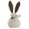 Northlight 14" Beige & Brown Plush Easter Bunny Holding A Carrot Figure -Northlight D587358S 1