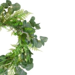 Northlight 21" Green Eucalyptus & Foliage Springtime Floral Wreath 10 Northlight 21" Green Eucalyptus & Foliage Springtime Floral Wreath -Northlight D587362S 3