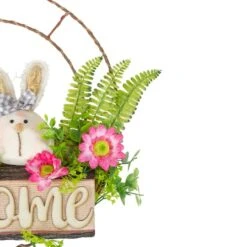 Northlight 19" Easter Bunny Couple Welcome Wreath -Northlight D587368S 3