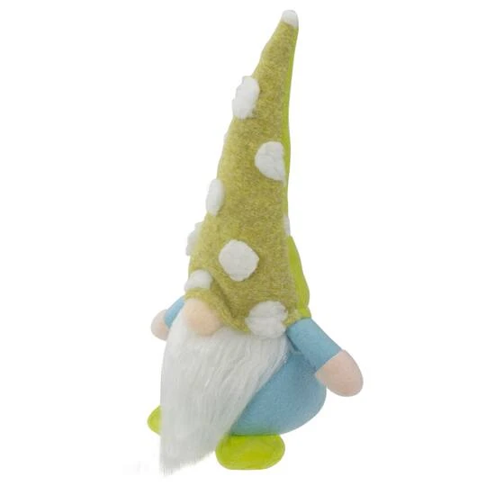 Northlight 8.5" Green & Blue Gnome With Polka Dot Hat Figure 7 Northlight 8.5" Green & Blue Gnome With Polka Dot Hat Figure - Image 5