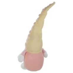Northlight 24" Pink & Yellow Plush Gnome With Polka Dot Hat Figure -Northlight D587373S 5