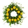 Northlight 20" Yellow & Green Lemons & Assorted Foliage Spring Wreath