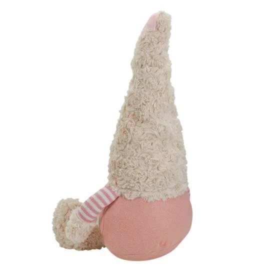 Northlight 18" Pink Striped Sitting Spring Plush Gnome Figure 8 Northlight 18" Pink Striped Sitting Spring Plush Gnome Figure - Image 6