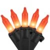 Northlight 100ct. Orange Mini Halloween Light Set 2 Northlight 100ct. Orange Mini Halloween Light Set -Northlight D668593S 1