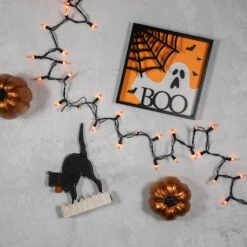 Northlight 100ct. Orange Mini Halloween Light Set 14 Northlight 100ct. Orange Mini Halloween Light Set -Northlight D668593S 12