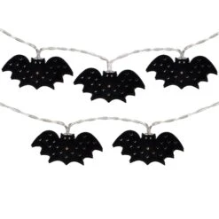 Northlight 10ct. Warm White LED Halloween Bat Fairy Lights