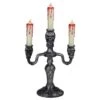 Northlight 14" Antique Silver Skull Trio Halloween Candelabra Décor 1 Northlight 14" Antique Silver Skull Trio Halloween Candelabra Décor -Northlight D668622S 1