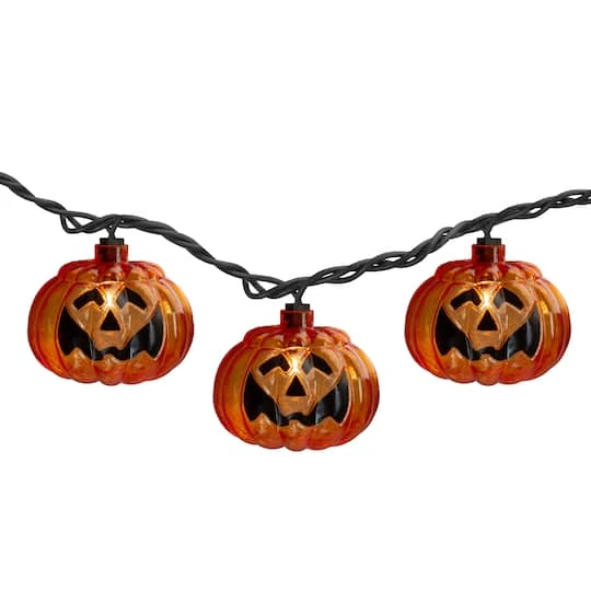 Northlight 10ct. Jack-O-Lantern Shaped Halloween Lights 5 Northlight 10ct. Jack-O-Lantern Shaped Halloween Lights - Image 3
