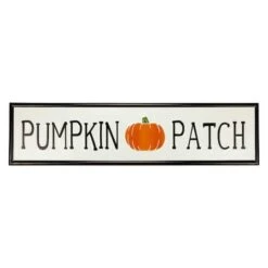 Northlight 31.5" Metal Pumpkin Patch Fall Harvest Sign -Northlight D668655S 1 1